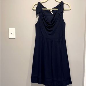 Anthropologie Classic Navy Dress.